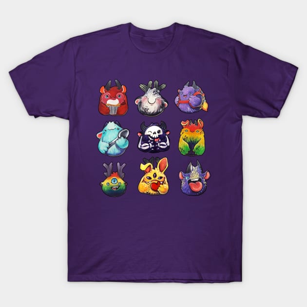 Return of the Puff Monsters T-Shirt by BiancaRomanStumpff